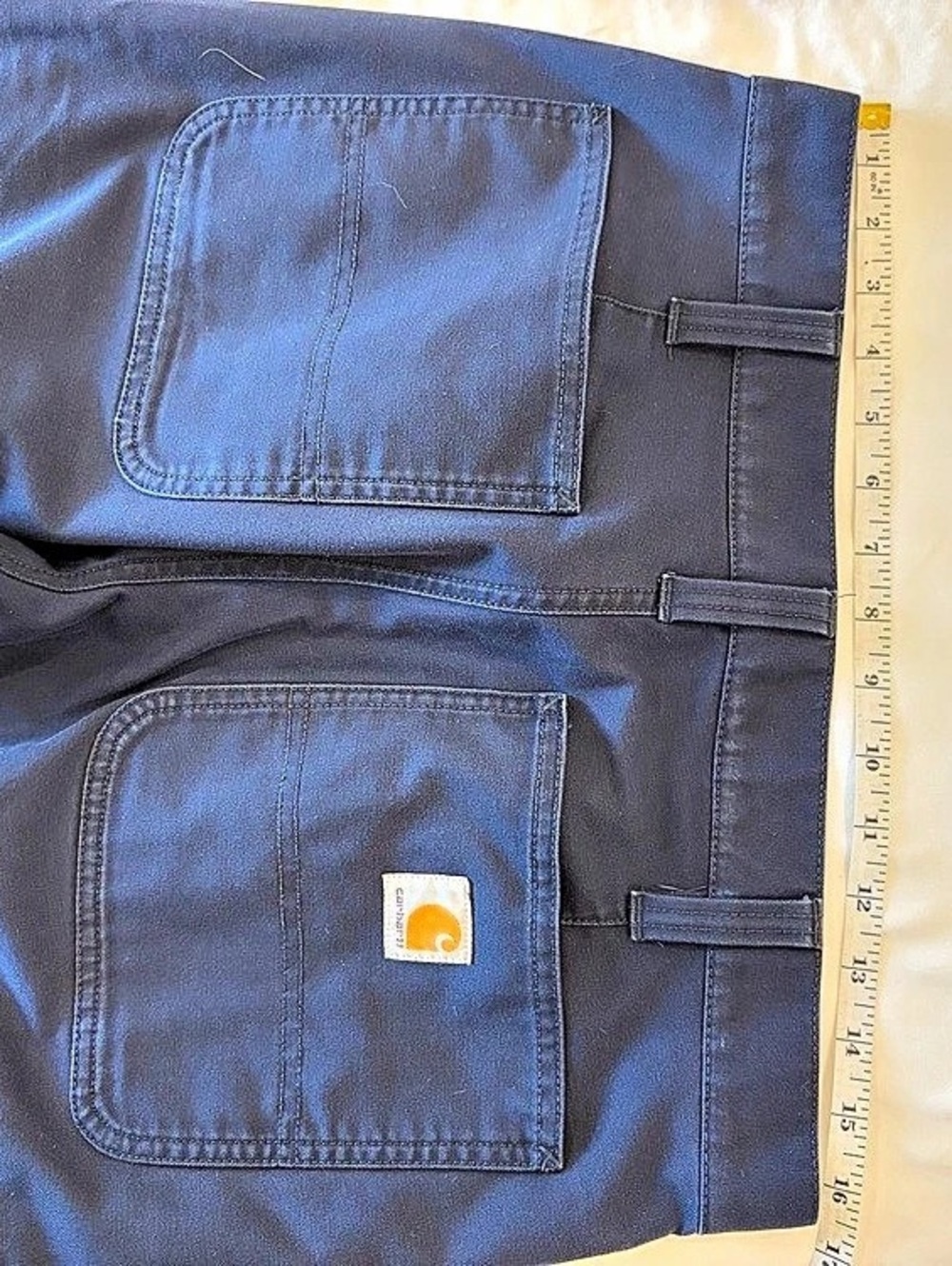 Carhartt Relaxed Fit Work Pant Style 103109 Work Pant 103109 Blue Waist 32 x 34